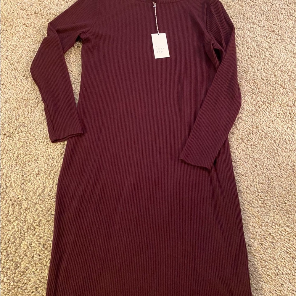 A New Day Ribbed Dress